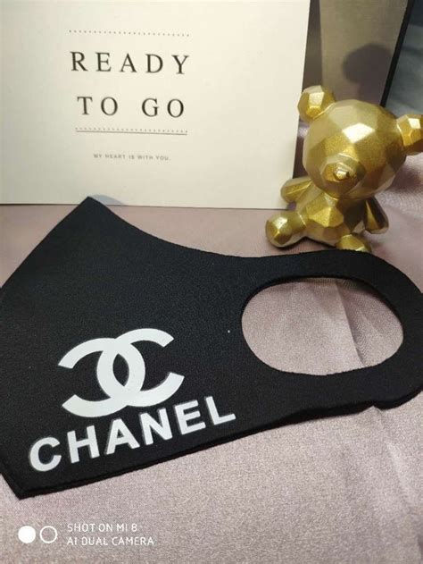 cloth face mask chanel|chanel face masks virus.